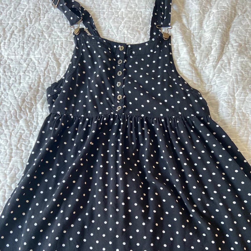 black and white dress